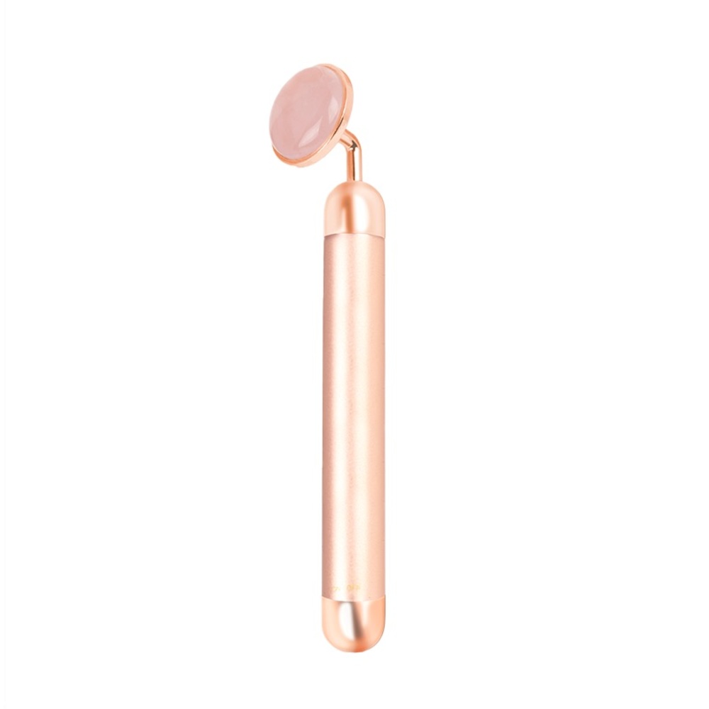 Phoenix Rose Quartz Stone Vibrating Facial Roller